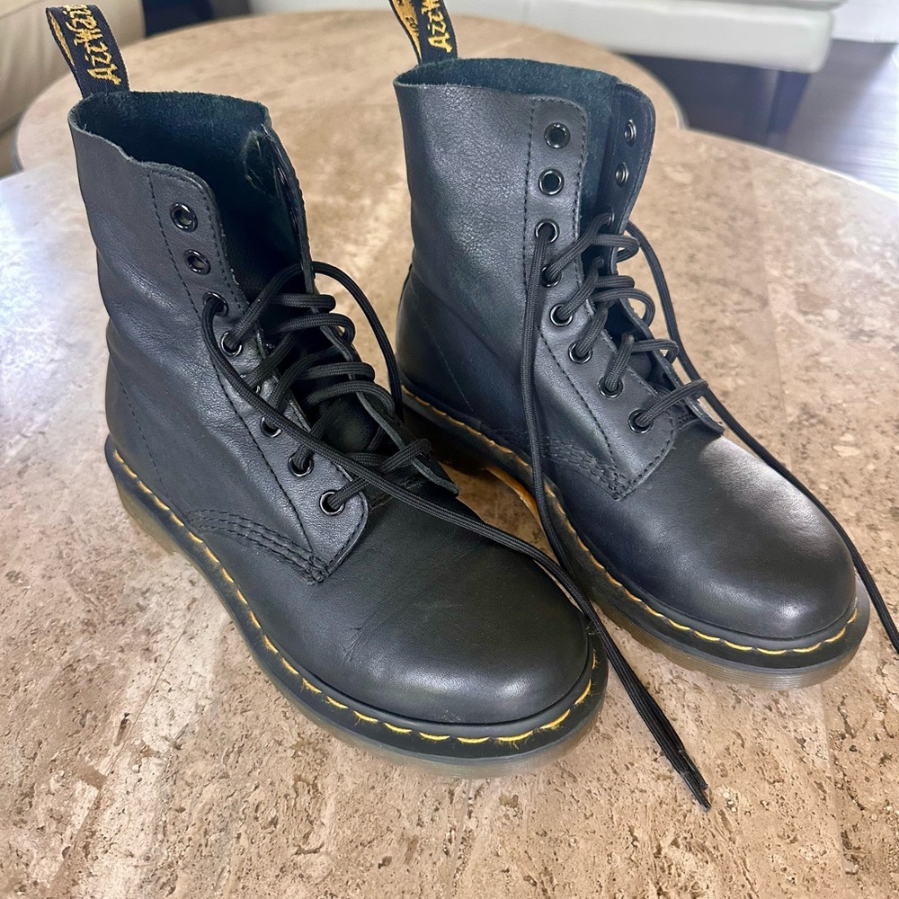 Dr. Martens 1460 Pascal Virginia Leather Lace Up Boots